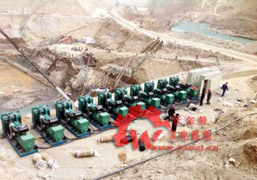 西藏铁路施工单位400kw沃尔沃并机发电机组